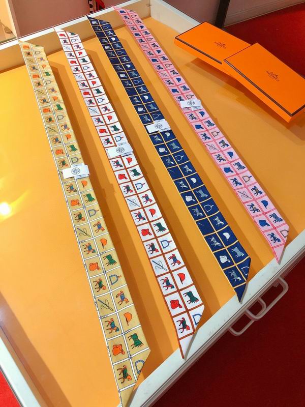 Hermes silk ribbon 5X86cm E050947